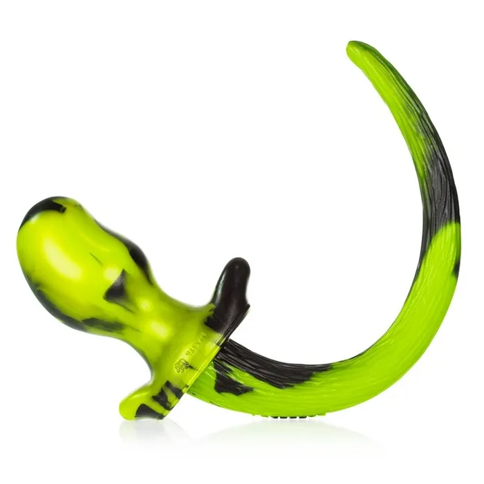 BEAGLE puppy tail buttplug ACID SWIRL Medium OXBALLS Anal