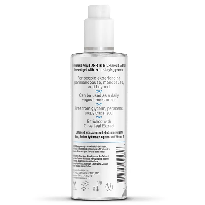 Wicked Vibrators Simply Timeless Aqua Jelle 4 oz