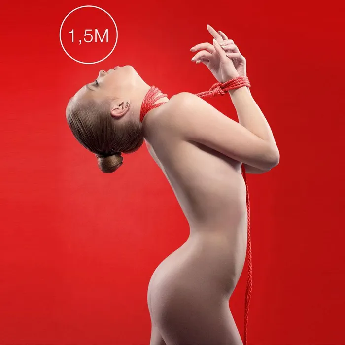 Ouch 15 Meters Kinbaku Mini Rope Red Shots Toys Vibrators