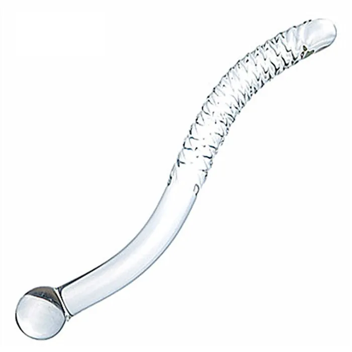 SexyPlay Anal Spirit Snake Double Ended Crystal Glass Anal Plug Thruster Dildo
