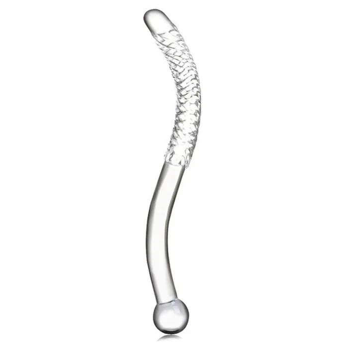 SexyPlay Anal Spirit Snake Double Ended Crystal Glass Anal Plug Thruster Dildo