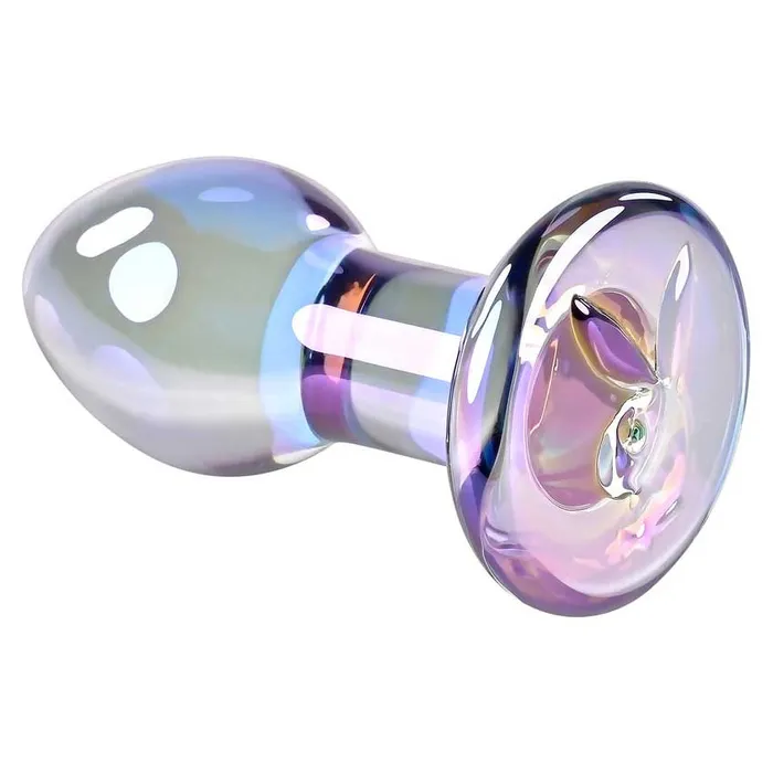 Anal iloveexcitement Playboy Jewels Iridescent Glass Anal Plug