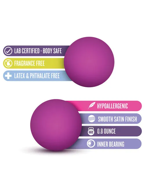 Luxe Double O Beginner Kegel Balls Blush Female Sex Toys