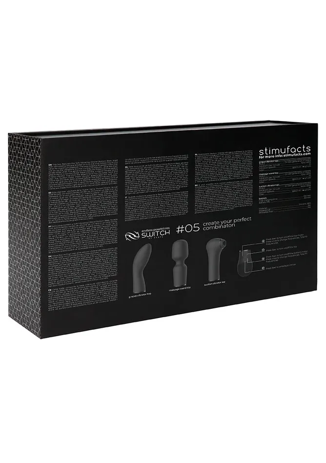 Shots America Anal Pleasure Kit 5 Black