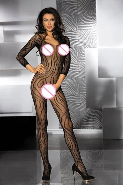 Male Sex Toys Own Pleasures Open Crotch Jumpsuits XS to XL