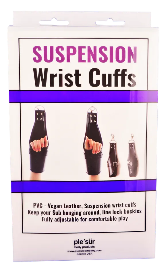 SG Entertainment Wholesale Anal Cuff Suspension PVC Locking Black Hanging Restraints