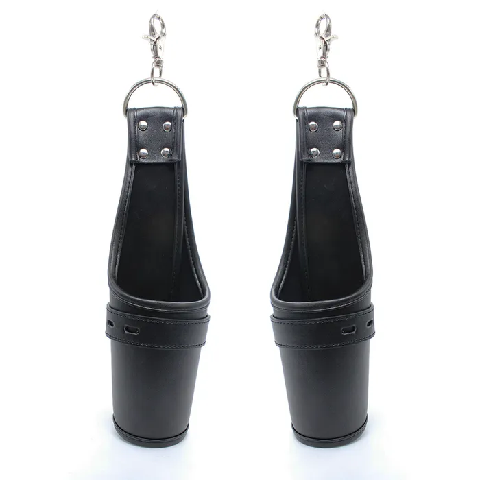 SG Entertainment Wholesale Anal Cuff Suspension PVC Locking Black Hanging Restraints